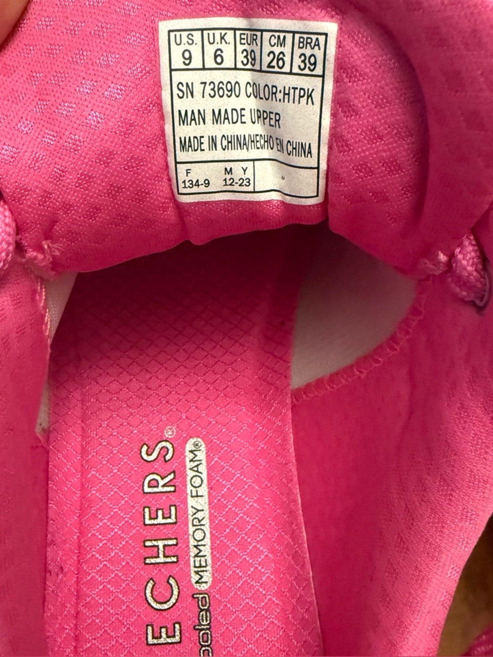 Skechers Hot Pink Women's Air-Cushioned Athletic Sneakers - Picture 10 of 16